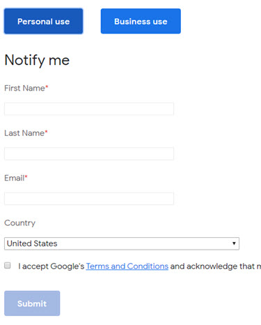 Google Meet - Notify Me Form - Chris Menard